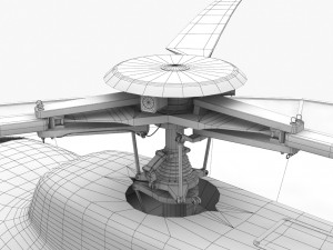 as-350 baltimore county police animated Modello 3D