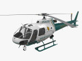 AS-350 Miami Dade Police 3D Model