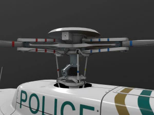 AS-350 Miami Dade Police --215-- 3D Model