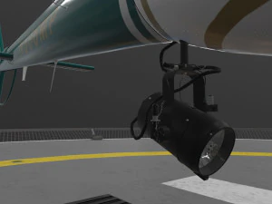 AS-350 Miami Dade Police --215-- 3D Model