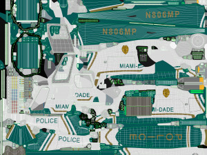 as-350 miami dade police 3D Model