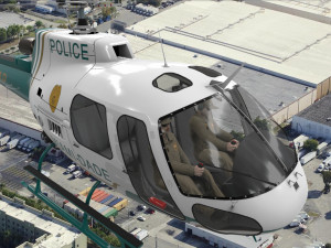 as-350 miami dade police animated Model 3D