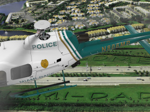 as-350 miami dade police animated Model 3D