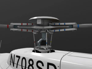 AS-350 San Diego Police Department --212-- 3D Model