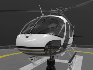 AS-350 San Diego Police Department --212-- 3D Model