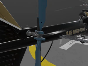 AS-350 San Diego Police Department --212-- 3D Model