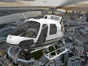 as-350 san diego police animated Modelo 3D