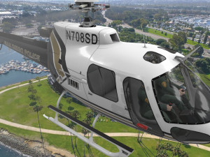 as-350 san diego police animated Modelo 3D