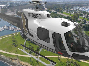 as-350 pol&iacute;cia de san diego animada Modelo 3D