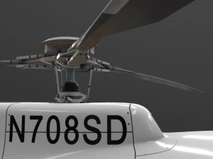 as-350 pol&iacute;cia de san diego animada Modelo 3D