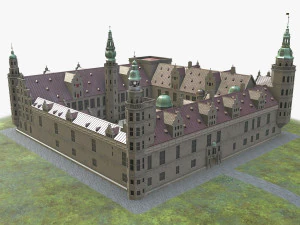 kronborg castle 3D Model