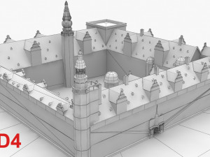 kronborg castle Modelo 3D