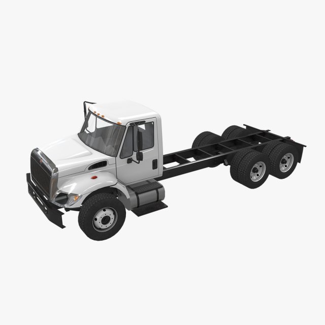international 7400 chassis Modèle 3D .c4d .max .obj .3ds .fbx .stl .blend 