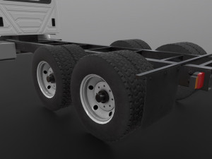 international 7400 chassis Modèle 3D