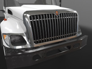 international 7400 chassis Modèle 3D
