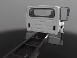 국제 7400 섀시 3D 모델