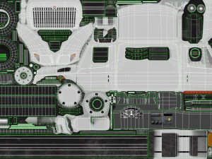 국제 7400 섀시 3D 모델