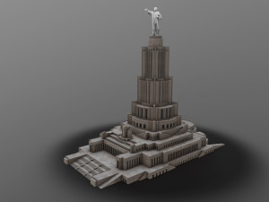 palace of soviets 3D Model