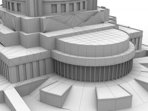 Palace Of Soviets --203-- 3D Model