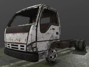 Abandoned Truck --138-- 3D Model