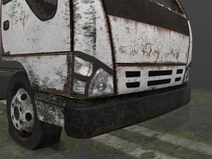 Abandoned Truck --138-- 3D Model