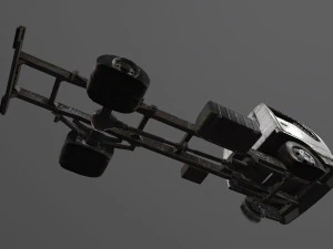 Abandoned Truck --138-- 3D Model