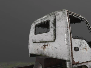 Abandoned Truck --138-- 3D Model