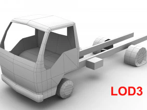 Abandoned Truck --138-- 3D Model