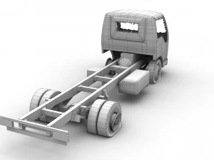 Abandoned Truck --138-- 3D Model