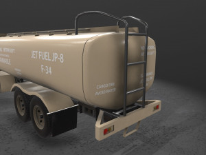 refueler beige international 7400 3D Model