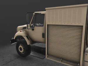 reabastecedor bege internacional 7400 Modelo 3D