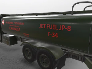 International Refueler Green --162-- 3D Model