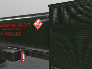 refueler green international 7400 Modello 3D