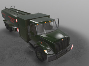 refueler green international 7400 Modello 3D