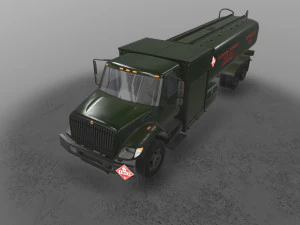 International Refueler Green --162-- 3D Model