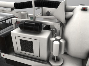 jetter truck international 7400 3D Model