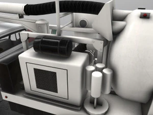 міжнародний водоструйний вантажівка 7400 3D Модель