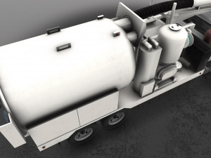 jetter truck international 7400 3D Model