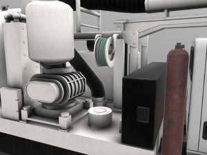 jetter truck international 7400 3D Model
