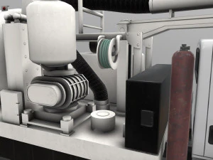 міжнародний водоструйний вантажівка 7400 3D Модель