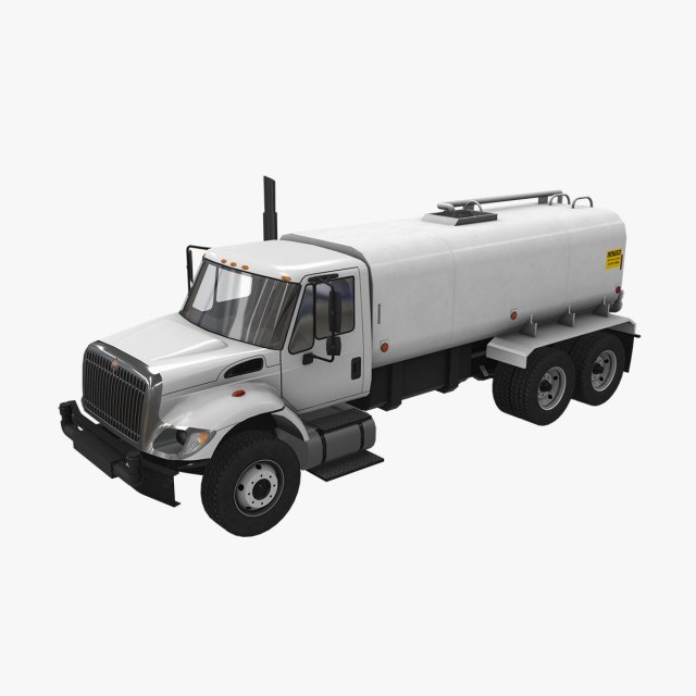 tanker truck international 7400 3Dモデル .c4d .max .obj .3ds .fbx .stl .blend 