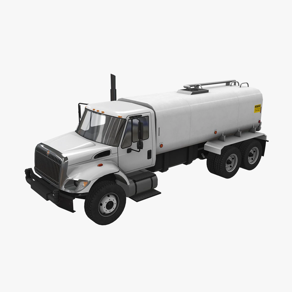International Tanker Truck --164-- 3D Model .c4d .max .obj .3ds .fbx .stl .blend 