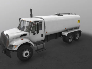 International Tanker Truck --164-- 3D Model