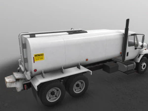 International Tanker Truck --164-- 3D Model
