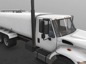 International Tanker Truck --164-- 3D Model