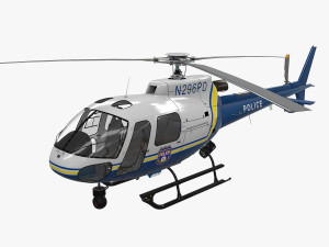 as-350 philadelphia police 3D Model
