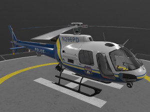 as-350 philadelphia police 3D Model