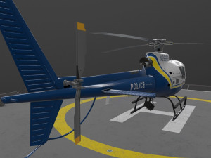 as-350 philadelphia police 3D Model