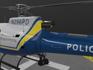 as-350 philadelphia police 3D Model