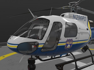 as-350 philadelphia police 3D Model